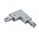 Cal Track L Connector in Brushed Steel (225|HT-275-BS)