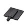 Cal Track Live End With Outlet Box Cover in Black (225|HT-300-BK)