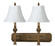 Hotel Two Light Wall Lamp in Antique Gold (225|LA-60005W2L-1)