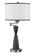 HOTEL One Light Table Lamp in Espresso/Brushed Steel (225|LA-60006TB-1R)