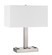 Colmar Two Light Desk Lamp in Brushed Steel (225|LA-8036DK)