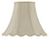 PIPED SCALLOP BELL Shade in CHAMPAGNE (225|SH-8105/16-CM)
