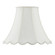 PIPED SCALLOP BELL Shade in Eggshell (225|SH-8105/18-EG)