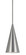 LINE VOLTAGE UNI PACK PENDANTS One Light Pendant in Brushed Steel (225|UP-1105/6-BS)