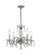 Traditional Crystal Four Light Mini Chandelier in Polished Chrome (60|1064-CH-CL-I)