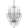 Traditional Crystal Five Light Mini Chandelier in Polished Chrome (60|1129-CH-CL-MWP)