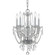 Traditional Crystal Five Light Mini Chandelier in Polished Chrome (60|1129-CH-CL-S)