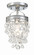 Calypso One Light Semi Flush Mount in Polished Chrome (60|131-CH_CEILING)