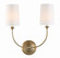Sylvan Two Light Wall Sconce in Vibrant Gold (60|2242-VG)