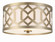Jennings Three Light Flush Mount in Aged Brass (60|2263-AG)