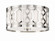 Jennings Three Light Flush Mount in Polished Nickel (60|2263-PN)