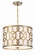 Jennings Three Light Chandelier in Aged Brass (60|2265-AG)