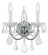 Imperial Two Light Wall Sconce in Polished Chrome (60|3222-CH-CL-SAQ)