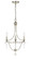 Metro Three Light Mini Chandelier in Antique Silver (60|433-SA)