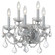 Maria Theresa Five Light Wall Sconce in Polished Chrome (60|4404-CH-CL-SAQ)