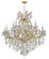 Maria Theresa 19 Light Chandelier in Gold (60|4418-GD-CL-S)