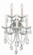 Maria Theresa Five Light Wall Sconce in Polished Chrome (60|4425-CH-CL-MWP)