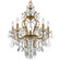 Filmore Six Light Chandelier in Antique Gold (60|4455-GA-CL-MWP)