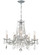Maria Theresa Five Light Mini Chandelier in Polished Chrome (60|4476-CH-CL-SAQ)
