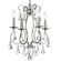 Ashton Four Light Mini Chandelier in Olde Silver (60|5014-OS-CL-MWP)