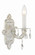 Paris Market One Light Wall Sconce in Antique White (60|5021-AW-CL-SAQ)