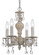 Paris Market Four Light Mini Chandelier in Antique White (60|5024-AW-CL-SAQ)