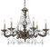 Paris Market Six Light Chandelier in Venetian Bronze (60|5026-VB-CL-SAQ)