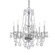 Traditional Crystal Six Light Chandelier in Polished Chrome (60|5086-CH-CL-MWP)