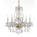 Traditional Crystal Six Light Chandelier in Polished Brass (60|5086-PB-CL-SAQ)