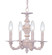 Paris Market Four Light Mini Chandelier in Antique White (60|5124-AW)