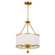 Broche Three Light Chandelier in Antique Gold (60|513-GA)