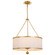 Broche Six Light Chandelier in Antique Gold (60|518-GA)