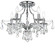 Cedar Five Light Semi Flush Mount in Polished Chrome (60|5930-CH-CL-MWP)