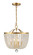 Rylee Four Light Chandelier in Antique Gold (60|604-GA)