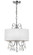 Othello Three Light Mini Chandelier in Polished Chrome (60|6623-CH-CL-S)
