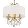 Othello Three Light Chandelier in Vibrant Gold (60|6623-VG-CL-MWP)