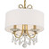 Othello Three Light Chandelier in Vibrant Gold (60|6623-VG-CL-SAQ)