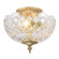 Milton Two Light Semi Flush Mount in Olde Brass (60|67-CT-OB)