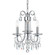 Othello Three Light Mini Chandelier in Polished Chrome (60|6823-CH-CL-MWP)