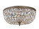 Ceiling Mount Three Light Flush Mount in English Bronze (60|714-EB-CL-S)