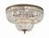 Waltham Four Light Flush Mount in Olde Brass (60|718-OB-CL-MWP)