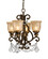 Norwalk Four Light Mini Chandelier in Bronze Umber (60|7504-BU-CL-MWP)