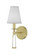 Baxter One Light Wall Sconce in Aged Brass (60|8861-AG)