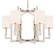 Dixon Six Light Chandelier in Polished Nickel (60|8886-PN)