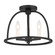 Abbott Three Light Semi Flush Mount in Black (60|ABB-3003-BK_CEILING)