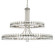 Clover 24 Light Chandelier in Brushed Nickel (60|CLO-8890-BN)