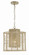 Jayna One Light Pendant in Burnished Silver (60|JAY-A5001-BS)