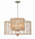 Jayna Four Light Chandelier in Burnished Silver (60|JAY-A5004-BS)
