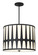 Royston Five Light Pendant in Black (60|ROY-809-BK)