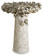 Oyster Shell Shell Bird Bath in Portland/Natural (142|2765)